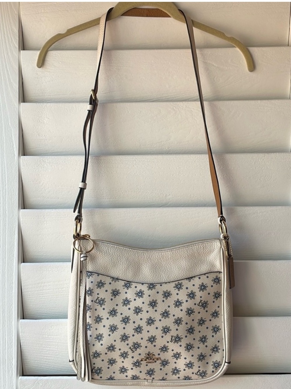 Coach Crossbody Paisley Boho Vintage Floral Bag Purse
